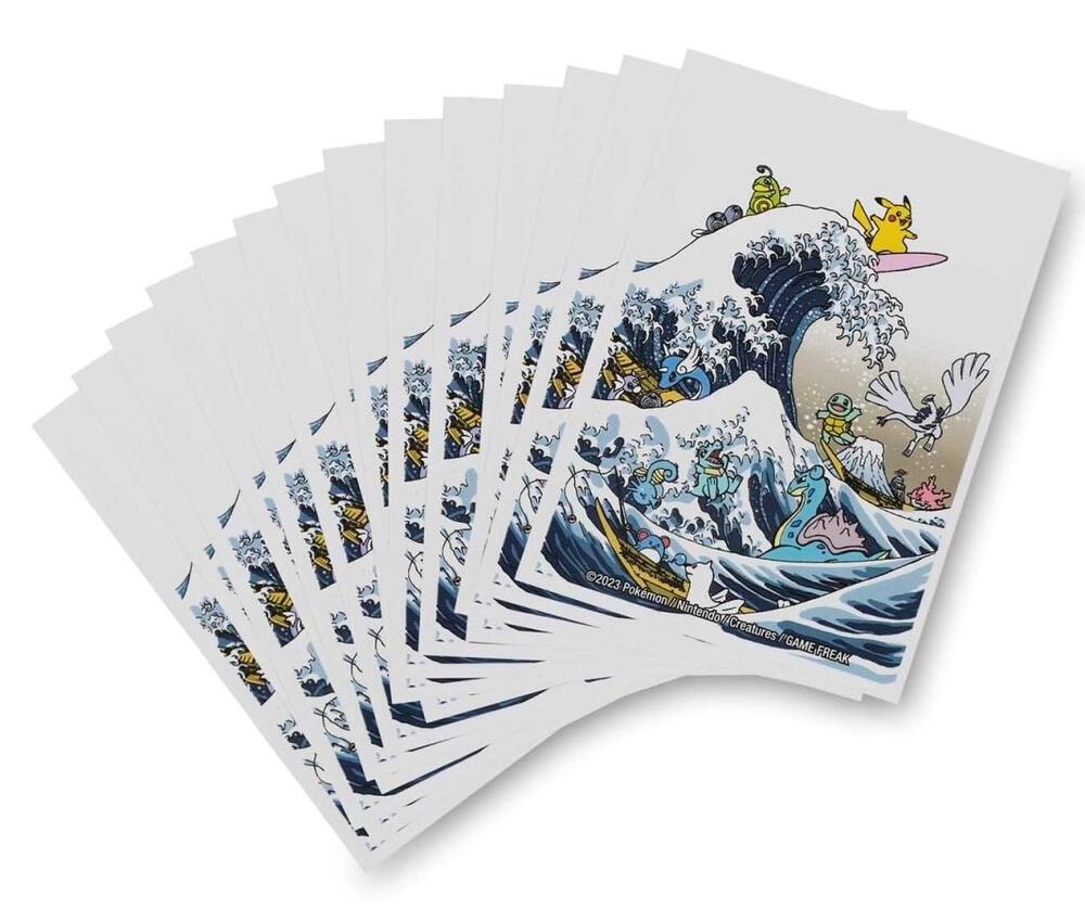 Pokemon TCG: Great Wave Pikachu & Friends Card Sleeves (65-Pack) - Pokemon International Card Sleeves