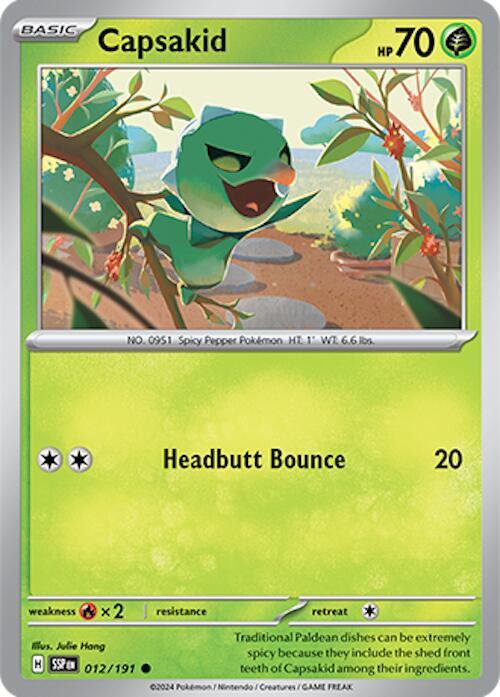 Capsakid REV HOLO 012/191 Surging Sparks (SSP)