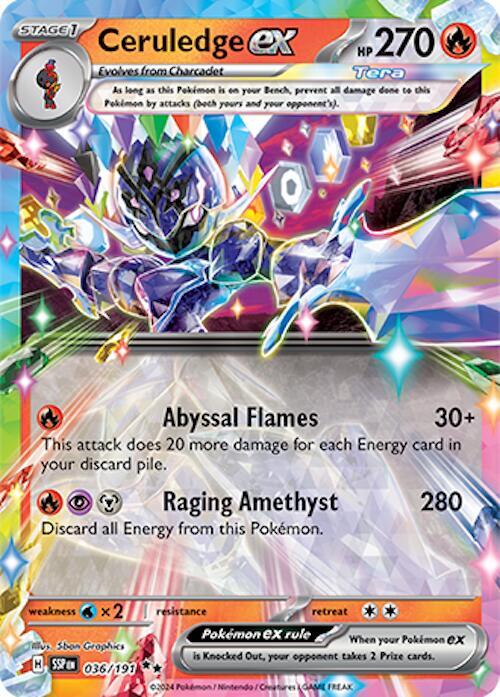 Ceruledge ex 036/191  Surging Sparks (SSP)