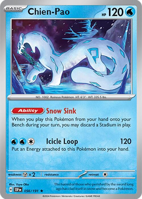 Chien-Pao REV HOLO 056/191 Surging Sparks (SSP)