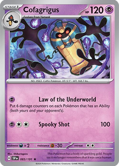 Cofagrigus HOLO 083/191 Surging Sparks (SSP)