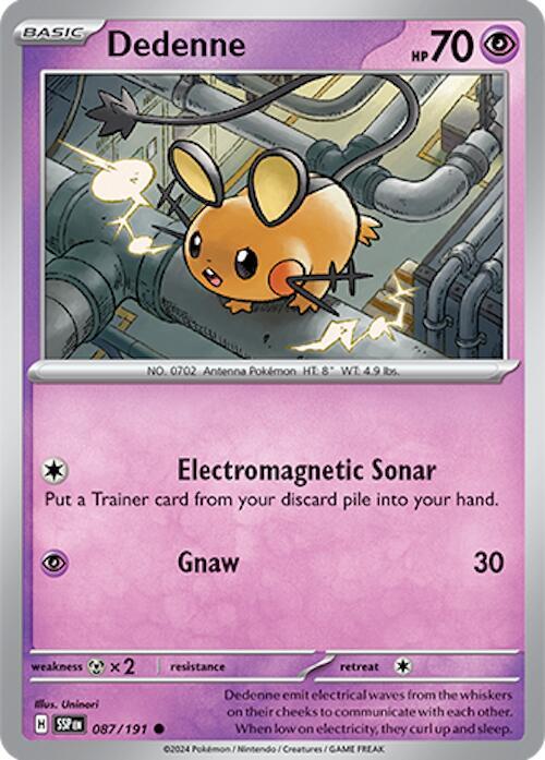 Dedenne REV HOLO 087/191 Surging Sparks (SSP)