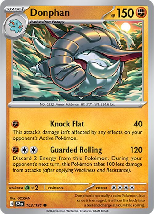 Donphan REV HOLO 103/191   Surging Sparks (SSP)