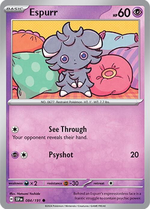Espurr REV HOLO 084/191 Surging Sparks (SSP)