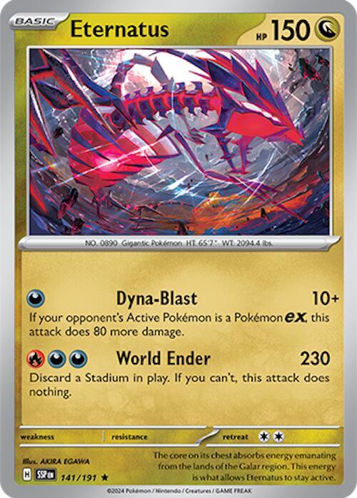 Eternatus HOLO 141/191- SV08: Surging Sparks (SSP)