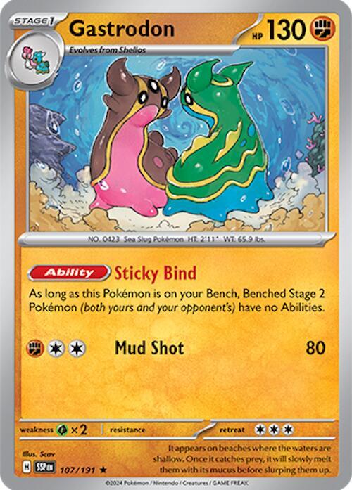 Gastrodon HOLO 107/191 Surging Sparks (SSP)