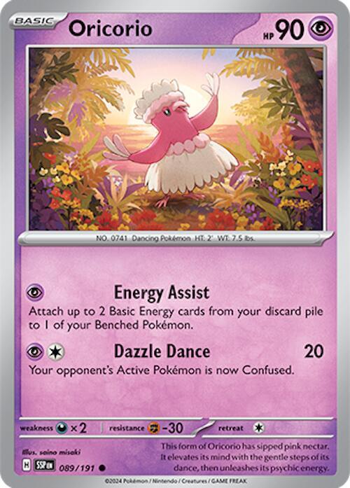 Oricorio REV HOLO 089/191 Surging Sparks (SSP)
