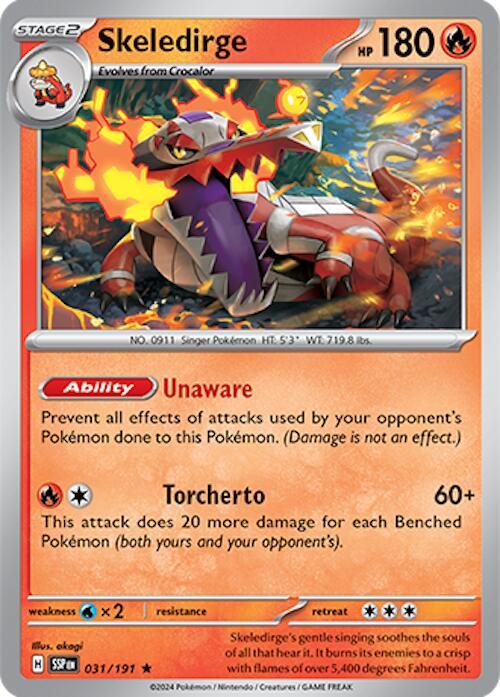 Skeledirge HOLO 031/191 Surging Sparks (SSP)