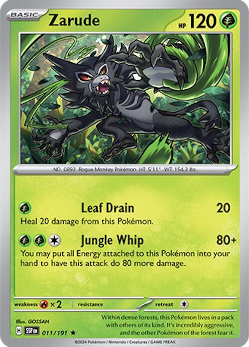 Zarude HOLO 011/191 Surging Sparks (SSP)