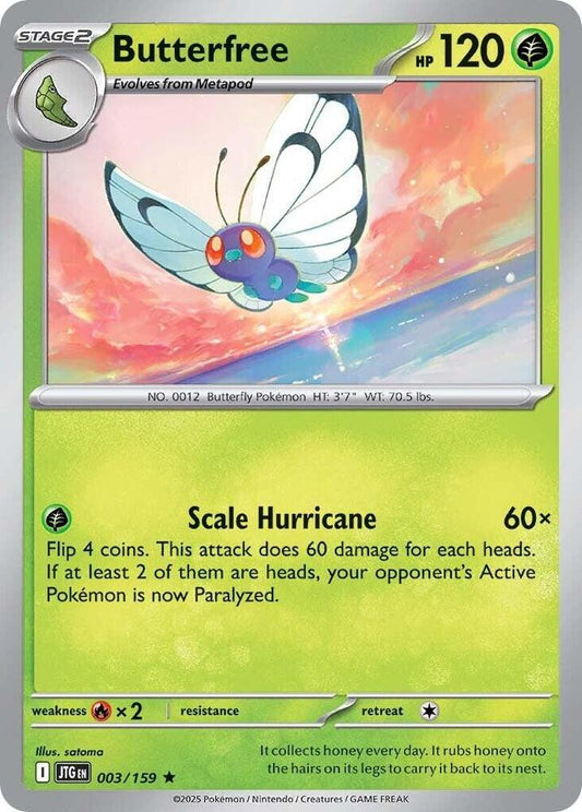 Butterfree HOLO 003/159 Journey Together (JTG)