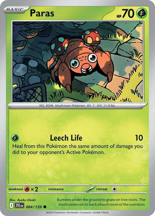 Paras REV HOLO 004/159 Journey Together (JTG)