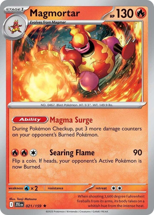 Magmortar HOLO 021/159 Journey Together (JTG)