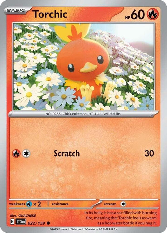 Torchic REV HOLO 022/159 Journey Together (JTG)