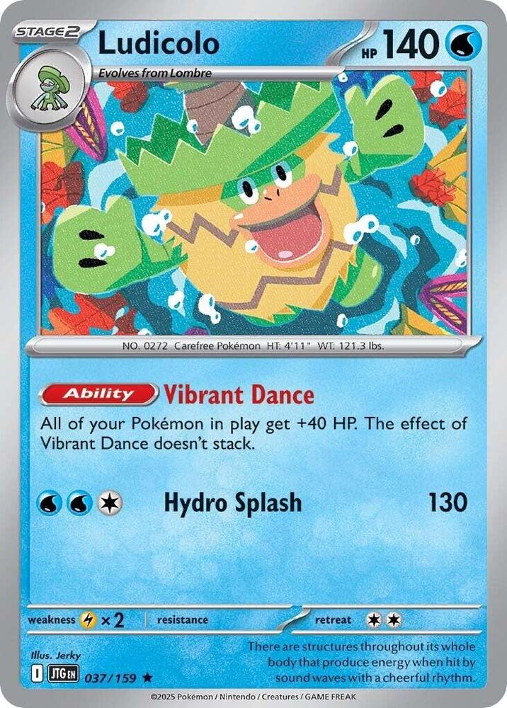 Ludicolo REV HOLO 037/159  Journey Together (JTG)