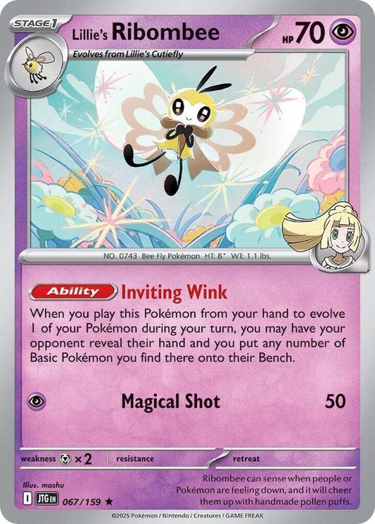 Lillie's Ribombee HOLO  067/159 Journey Together (JTG)
