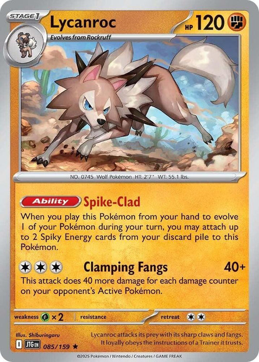Lycanroc HOLO 085/159 Journey Together (JTG)
