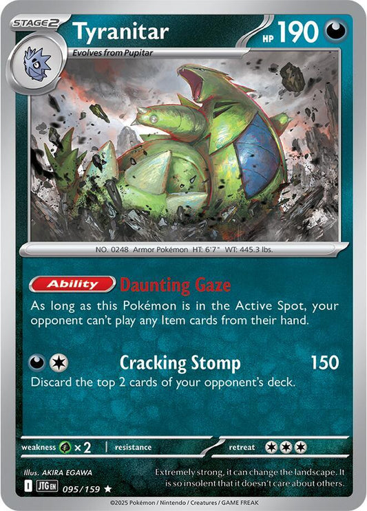 Tyranitar HOLO 095/159 Journey Together (JTG)