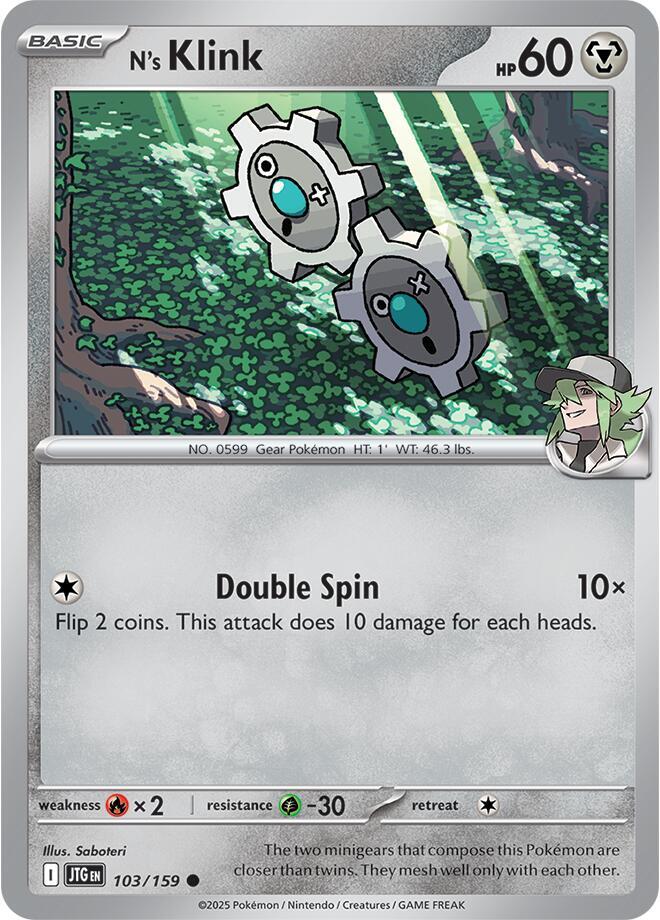 N's Klink REV HOLO 103/159 Journey Together (JTG)