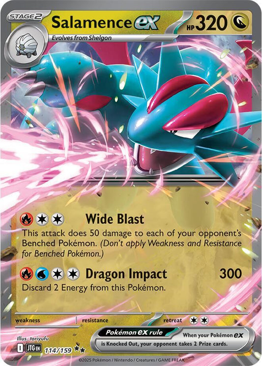 Salamence ex | 114/159 | Journey Together (JTG)