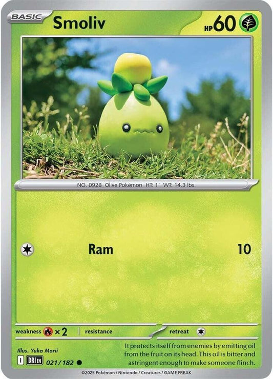 Smoliv Reverse Holo 021/182 Destined Rivals (DRI)