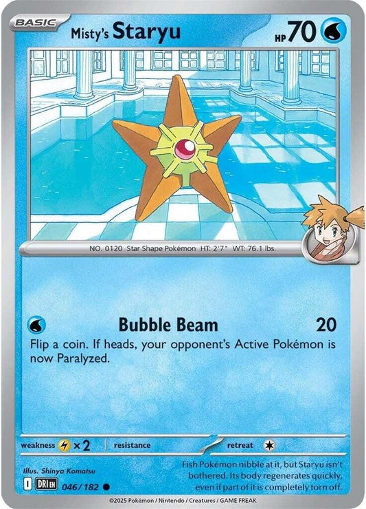 Misty's Staryu 046/180 Destined Rivals (DRI)