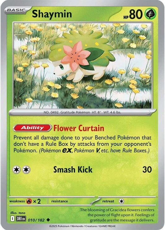 Shaymin 010/182  Destined Rivals (DRI)