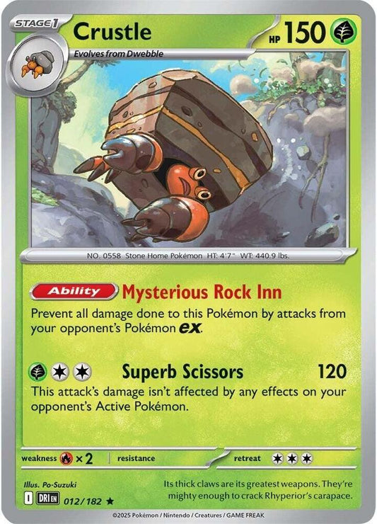 Crustle HOLO 012/182 Destined Rivals (DRI)