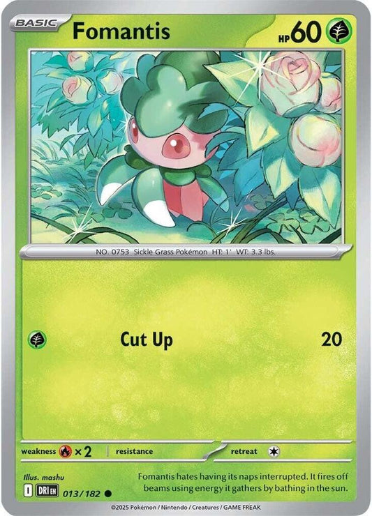 Fomantis 013/182 Destined Rivals (DRI)