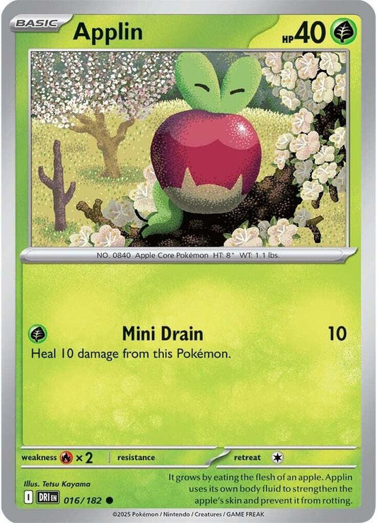 Applin Reverse holo 016/182 Destined Rivals (DRI) (Copy)