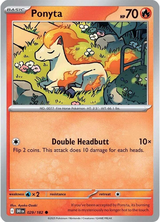 Ponyta Reverse HOLO 029/182 Destined Rivals (DRI)