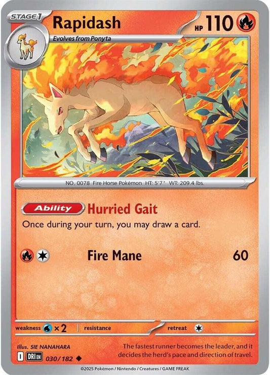 Rapidash 030/182 Destined Rivals (DRI)