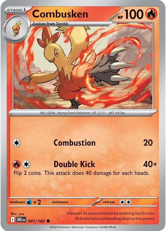 Combusken Reverse HOLO 041/182  Destined Rivals (DRI)