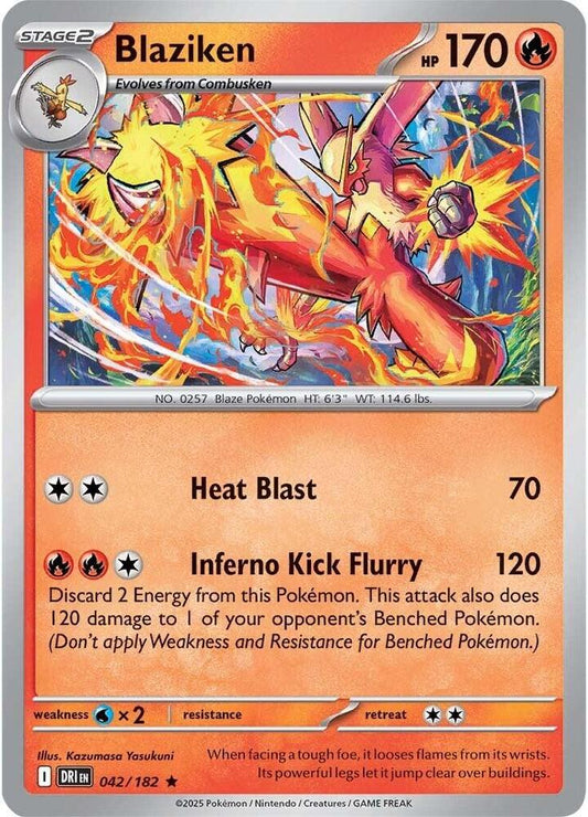 Blaziken HOLO 042/182 Destined Rivals (DRI)