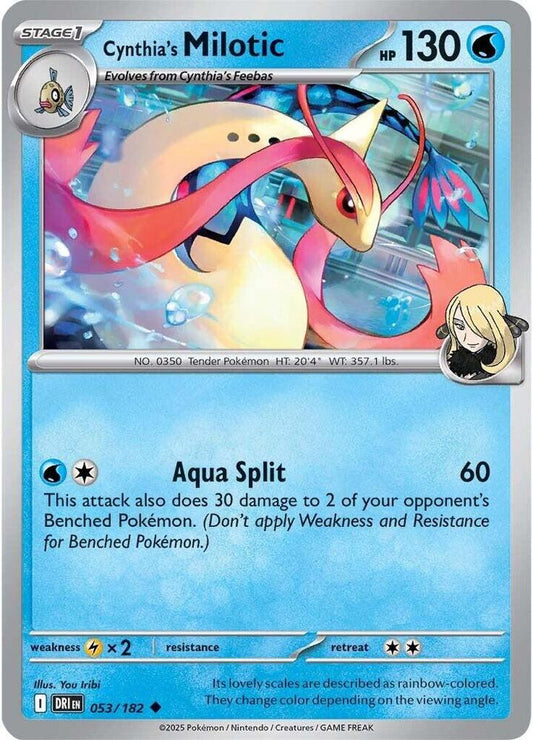 Cynthia's Milotic 053/182 Destined Rivals (DRI)