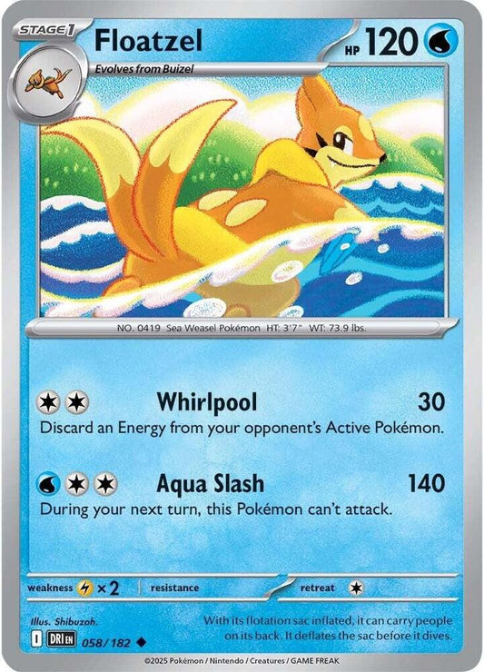 Floatzel 058/182 Destined Rivals (DRI)