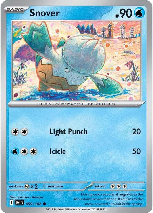 Snover Reverse HOLO 59/182  Destined Rivals (DRI)