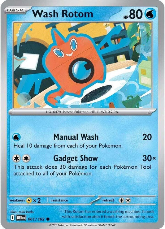 Wash Rotom Reverse HOLO 061/182 Destined Rivals (DRI)