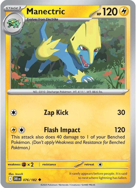 Manectric Reverse 076/182 Destined Rivals (DRI)