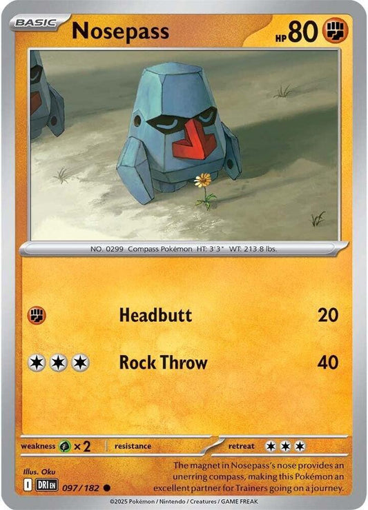 Nosepass Reverse HOLO 097/182 Destined Rivals (DRI)