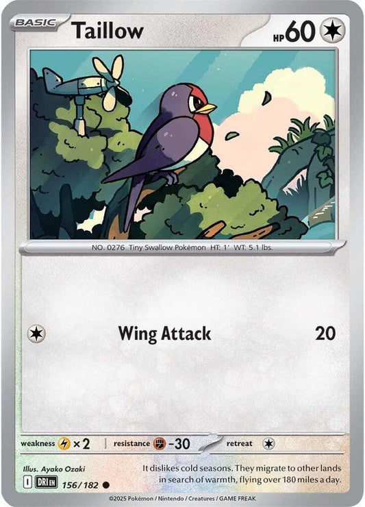 Taillow Reverse Holo 156/182 Destined Rivals (DRI)