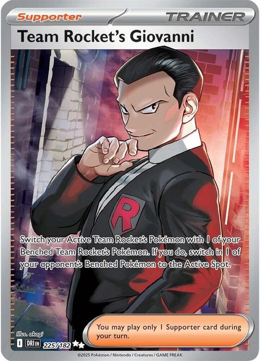 Team Rocket's Giovanni - 225/182 Destined Rivals (DRI)