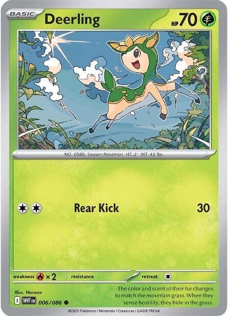 Deerling REV HOLO White Flare (WHT)