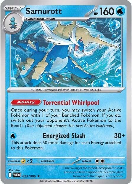 Samurott HOLO White Flare (WHT)