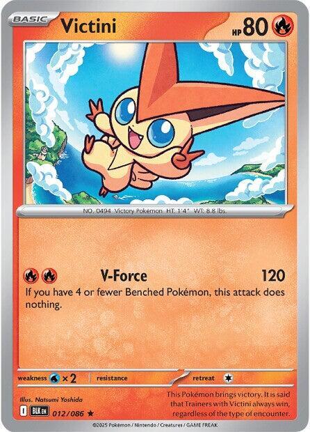 Victini HOLO Black Bolt (BLK)
