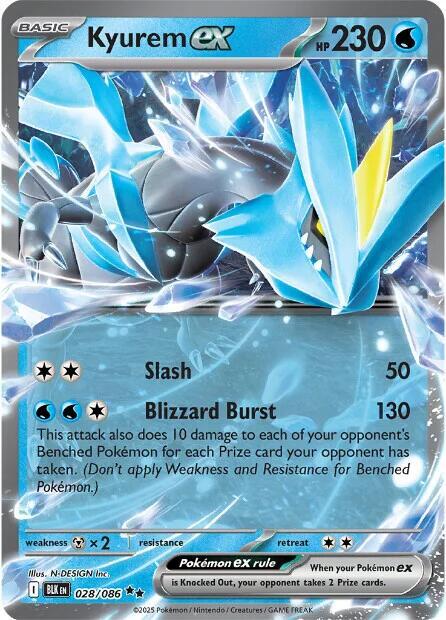 Kyurem ex 028/086 Black Bolt (BLK)