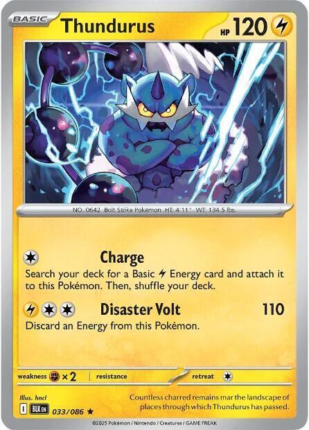 Thundurus Black Bolt (BLK)