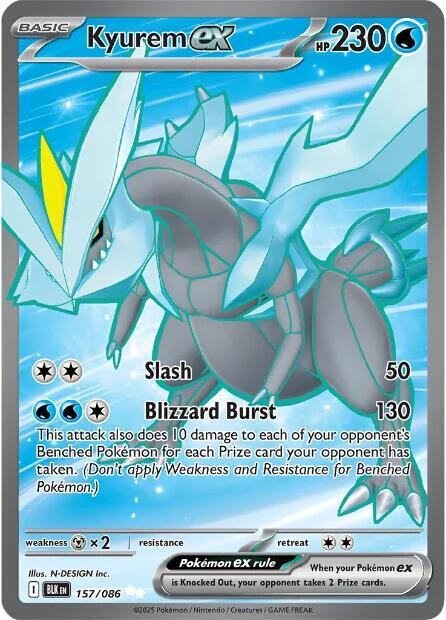 Kyurem ex 157/086 Black Bolt (BLK)