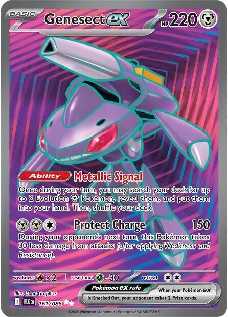 Genesect ex Black Bolt (BLK)