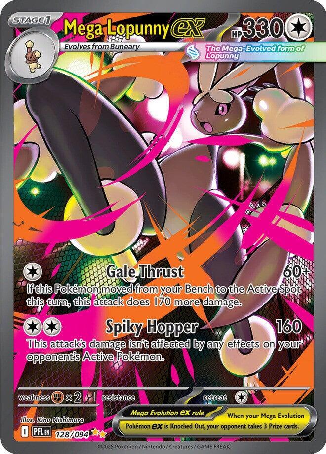 Mega Lopunny ex - 128/094 - ME02: Phantasmal Flames (PFL)