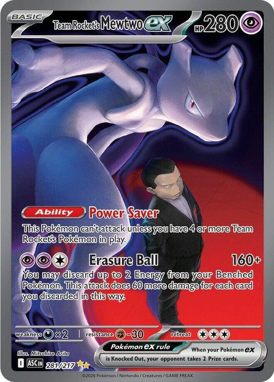 Team Rocket's Mewtwo ex - 281/217 - ME: Ascended Heroes (ASC)